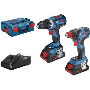 Bosch GSR 18 V-60 C + GDX 18V-EC Työkalupaketti