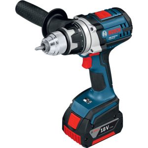 Bosch GSR 18 VE-2-LI Porakone-ruuvinväännin sis. 2 kpl 4,0 Ah:n akkuja ja laturin