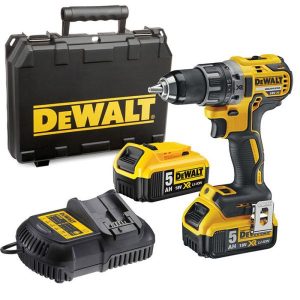 Dewalt DCD791P2 Porakone-ruuvinväännin sis. 5,0 Ah:n akut ja laturin