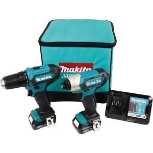 Makita CLX224A Työkalupaketti porakone + iskevä ruuvinväännin