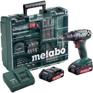 Metabo BS 18 SET Porakone-ruuvinväännin sis. 2,0 Ah:n akut ja laturin