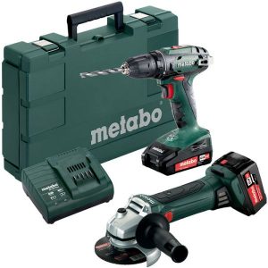 Metabo BS 18 + W 18 LTX 125 QUICK Työkalupaketti sis. akut ja laturin