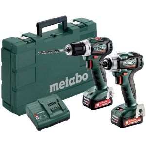 Metabo PowerMaxx BS 12 BL + SSD 12 BL Työkalupaketti akulla ja laturilla