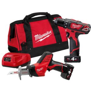 Milwaukee M12 BPP2C-402B Työkalupaketti