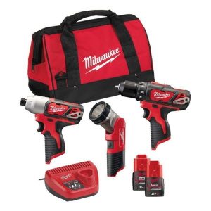 Milwaukee M12 BPP3A-202B Työkalupaketti