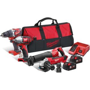 Milwaukee M18 CBLPP4B-502B Työkalupaketti