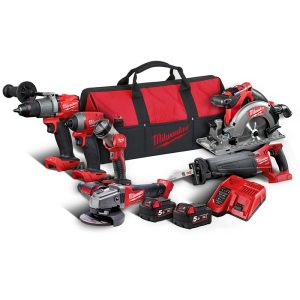 Milwaukee M18 FPP6C2-502B Työkalupaketti