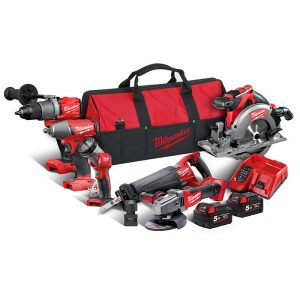 Milwaukee M18 FPP6D2-502B Työkalupaketti