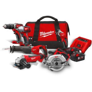 Milwaukee M18 PP6B-502B Työkalupaketti