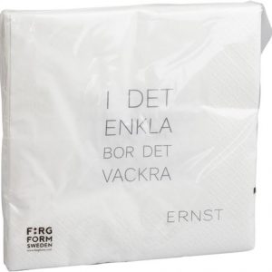 Servetti Enkla/Ljuspunkter, Valkoinen