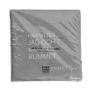 Servetti Tid/Rum harmaa