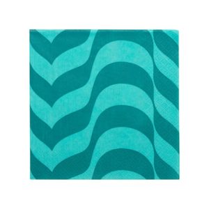Aalto Servetti 33 x 33 cm Merensininen