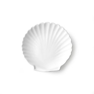 Athena Ceramics Shell Tarjotin Valkoinen M